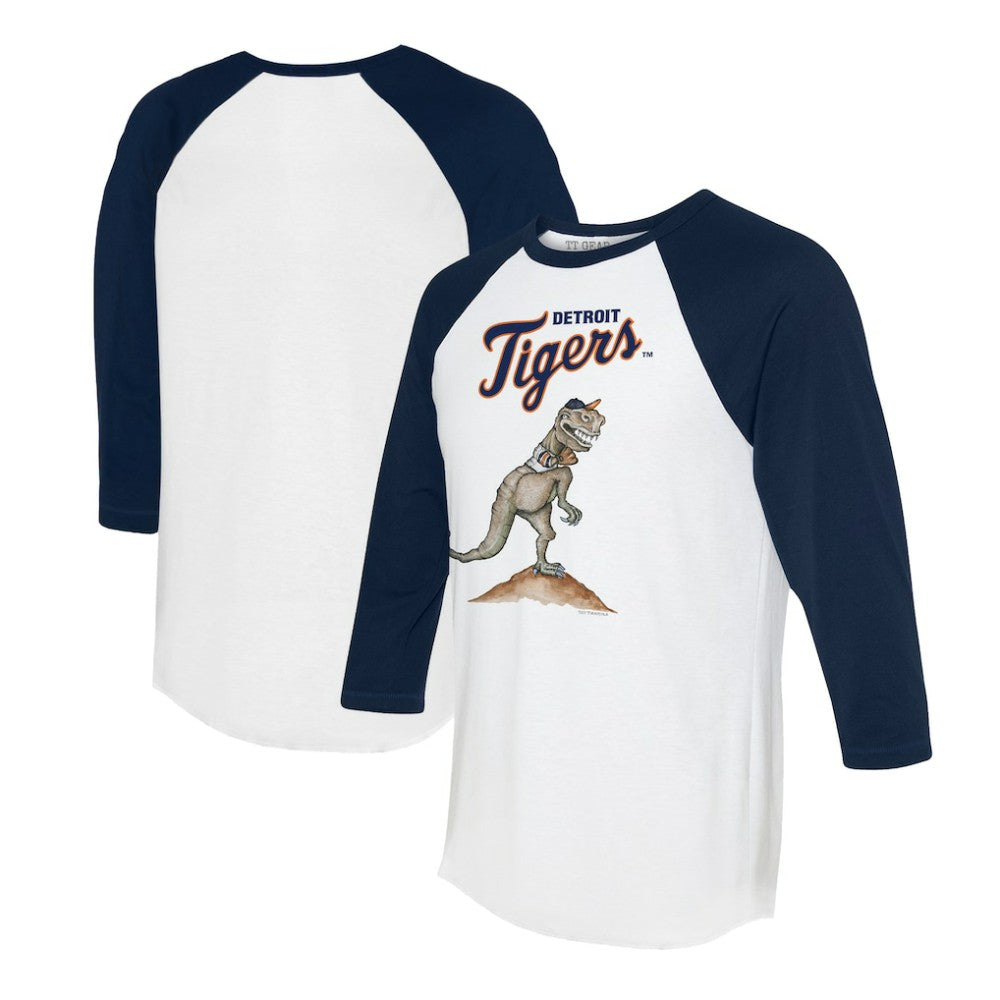 Detroit Tigers Tiny Turnip Unisex TT Rex 3/4-Sleeve Raglan T-Shirt | MLB Near me
