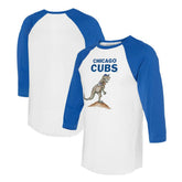 Chicago Cubs Tiny Turnip Unisex TT Rex 3/4-Sleeve Raglan T-Shirt | MLB Near me