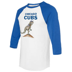 Chicago Cubs Tiny Turnip Unisex TT Rex 3/4-Sleeve Raglan T-Shirt | MLB Near me