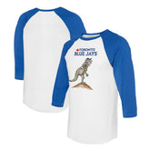 Toronto Blue Jays Tiny Turnip Unisex TT Rex 3/4-Sleeve Raglan T-Shirt | MLB Outlet
