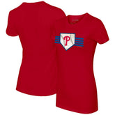 Philadelphia Phillies Tiny Turnip Women's Base Stripe T-Shirt | MLB Outlet
