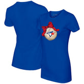 Toronto Blue Jays Tiny Turnip Women's Baseball Bow T-Shirt | MLB Near me