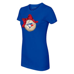 Toronto Blue Jays Tiny Turnip Women's Baseball Bow T-Shirt | MLB Near me