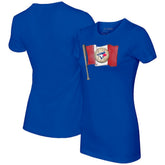 Toronto Blue Jays Tiny Turnip Women's Baseball Flag T-Shirt | MLB On Sale
