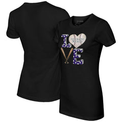 Colorado Rockies Tiny Turnip Women's Baseball Love T-Shirt | MLB Near me