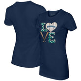 Seattle Mariners Tiny Turnip Women's Baseball Love T-Shirt | MLB On Sale
