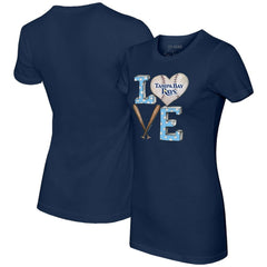 Tampa Bay Rays Tiny Turnip Women's Baseball Love T-Shirt | MLB US