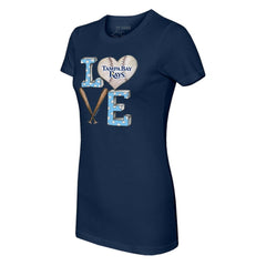 Tampa Bay Rays Tiny Turnip Women's Baseball Love T-Shirt | MLB US