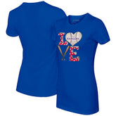Texas Rangers Tiny Turnip Women's Baseball Love T-Shirt | MLB Shop