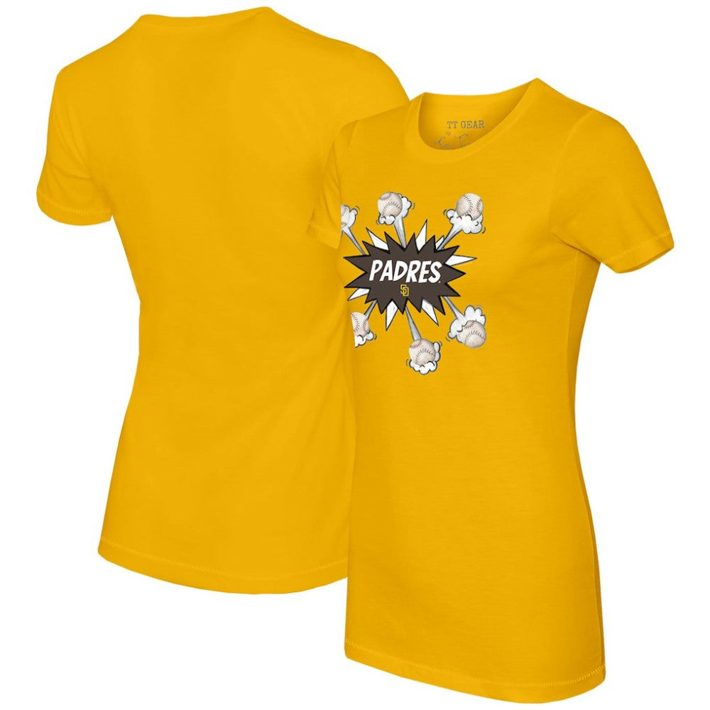 San Diego Padres Tiny Turnip Women's Baseball Pow T-Shirt | MLB Sale