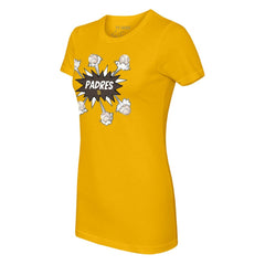 San Diego Padres Tiny Turnip Women's Baseball Pow T-Shirt | MLB Sale