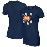 Detroit Tigers Tiny Turnip Women's Baseball Pow T-Shirt | MLB Sale