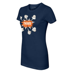Detroit Tigers Tiny Turnip Women's Baseball Pow T-Shirt | MLB Sale