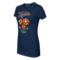 Detroit Tigers Tiny Turnip Women's Blooming Baseballs T-Shirt | MLB Outlet