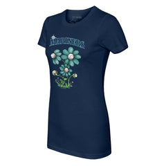 Seattle Mariners Tiny Turnip Women's Blooming Baseballs T-Shirt | MLB Near me