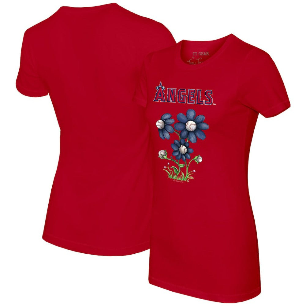 Los Angeles Angels Tiny Turnip Women's Blooming Baseballs T-Shirt | MLB Shop