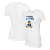 Chicago Cubs Tiny Turnip Women's Teddy Boy T-Shirt | MLB Outlet