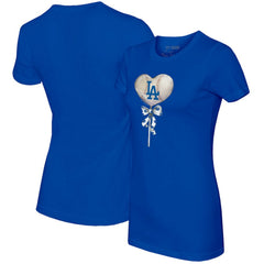 Los Angeles Dodgers Tiny Turnip Women's Heart Lolly T-Shirt | MLB For sale