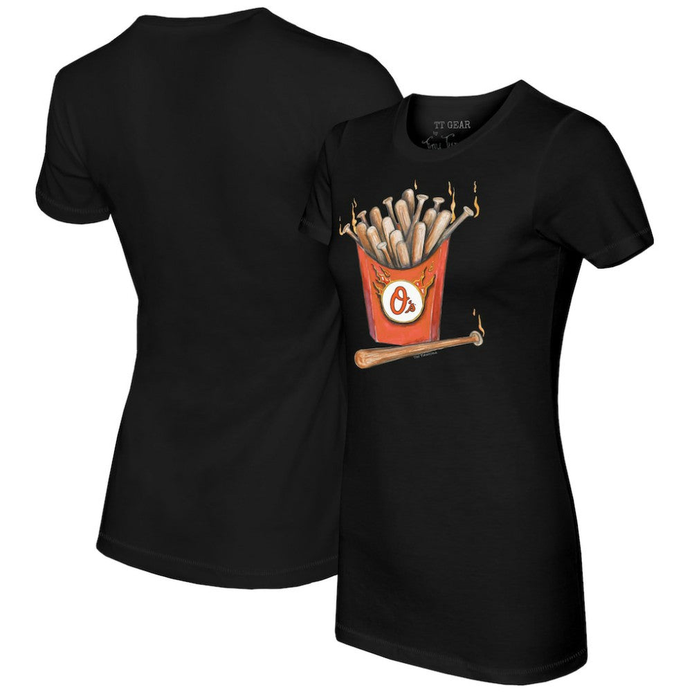 Baltimore Orioles Tiny Turnip Women's Hot Bats T-Shirt | MLB Discount