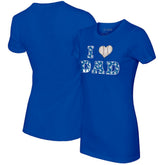 Los Angeles Dodgers Tiny Turnip Women's I Love Dad T-Shirt | MLB Sale