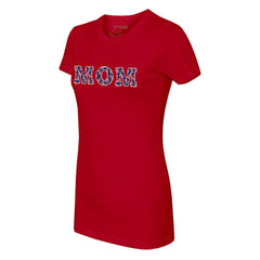 Boston Red Sox Tiny Turnip Women's Logo Mom T-Shirt | MLB Outlet