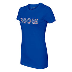 Chicago Cubs Tiny Turnip Women's Logo Mom T-Shirt | MLB Discount