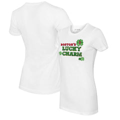 Boston Red Sox Tiny Turnip Women's Lucky Charm T-Shirt | MLB New
