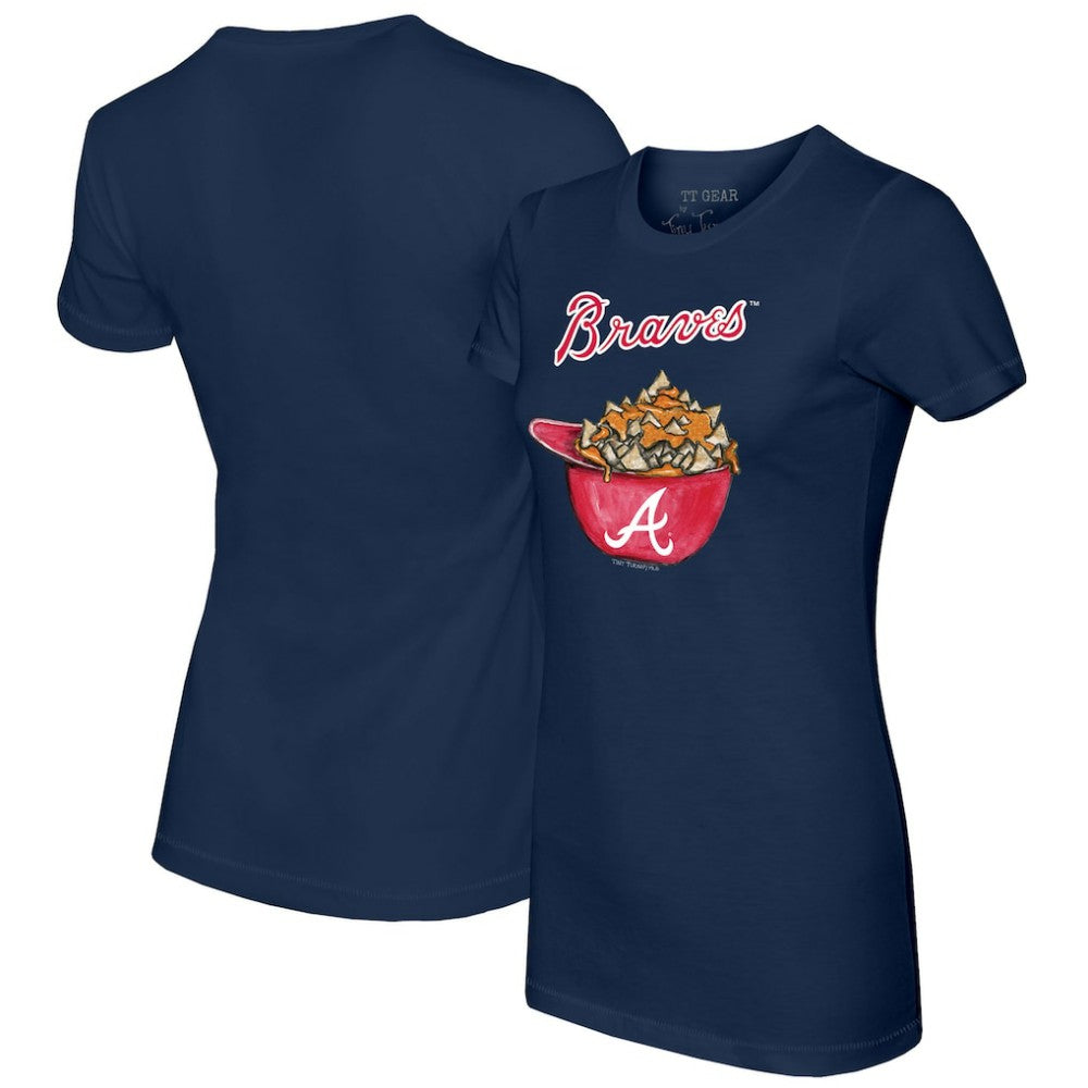 Atlanta Braves Tiny Turnip Women's Nacho Helmet T-Shirt | MLB Shop