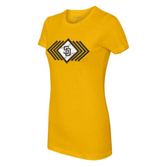 San Diego Padres Tiny Turnip Women's Prism Arrows T-Shirt | MLB Online