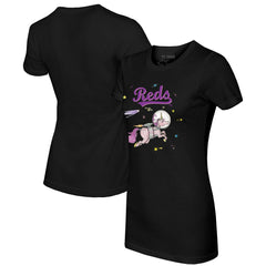Cincinnati Reds Tiny Turnip Women's Space Unicorn T-Shirt | MLB Sale