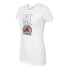 Atlanta Braves Tiny Turnip Women's Spit Ball T-Shirt | MLB New