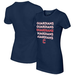 Cleveland Guardians Tiny Turnip Women's Stacked T-Shirt | MLB US