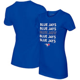 Toronto Blue Jays Tiny Turnip Women's Stacked T-Shirt | MLB Near me