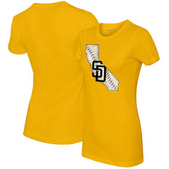 San Diego Padres Tiny Turnip Women's State Outline T-Shirt | MLB Shop