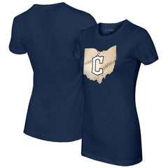 Cleveland Guardians Tiny Turnip Women's State Outline T-Shirt | MLB Outlet