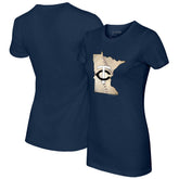 Minnesota Twins Tiny Turnip Women's State Outline T-Shirt | MLB Shop