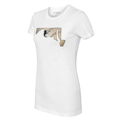 Baltimore Orioles Tiny Turnip Women's State Outline T-Shirt | MLB Outlet