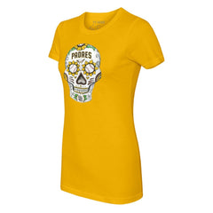 San Diego Padres Tiny Turnip Women's Sugar Skull T-Shirt | MLB Sale