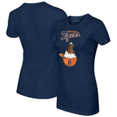 Detroit Tigers Tiny Turnip Women's Sundae Helmet T-Shirt | MLB Online