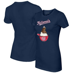 Washington Nationals Tiny Turnip Women's Sundae Helmet T-Shirt | MLB On Sale