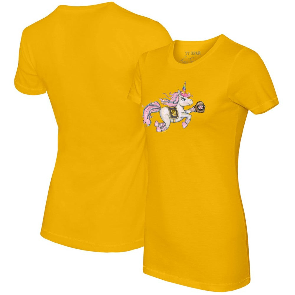 San Diego Padres Tiny Turnip Women's Unicorn T-Shirt | MLB New