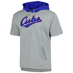 Chicago Cubs Mitchell & Ness Postgame Short Sleeve Pullover Hoodie | MLB On Sale