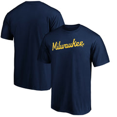 Milwaukee Brewers Official Team Wordmark T-Shirt | MLB Online