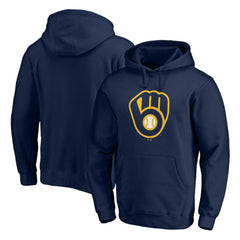 Milwaukee Brewers Official Team Logo Pullover Hoodie | MLB Outlet
