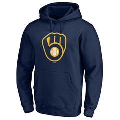 Milwaukee Brewers Official Team Logo Pullover Hoodie | MLB Outlet