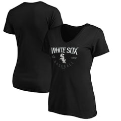 Chicago White Sox Women's Core Live For It V-Neck T-Shirt | MLB On Sale