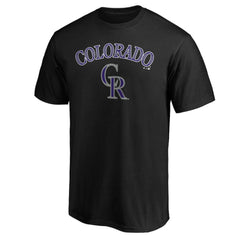Colorado Rockies Team Lock Up Wordmark T-Shirt | MLB Outlet