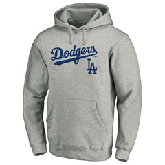 Los Angeles Dodgers Team Lock Up Wordmark Pullover Hoodie | MLB US
