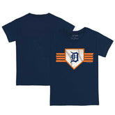 Detroit Tigers Tiny Turnip Youth Base Stripe T-Shirt | MLB Near me