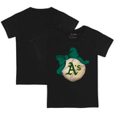 Athletics Tiny Turnip Youth Baseball Bow T-Shirt | MLB Discount